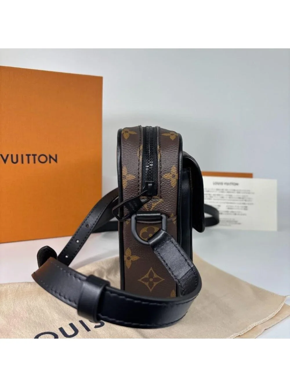 Louis Vuitton Monogram Macassar Christopher Shoulder